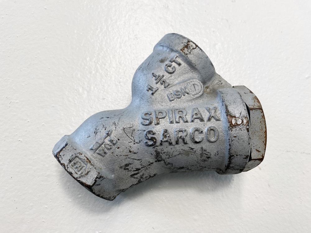 Spirax Sarco 1-1/2" CT Threaded WCB Wye Y-Strainer